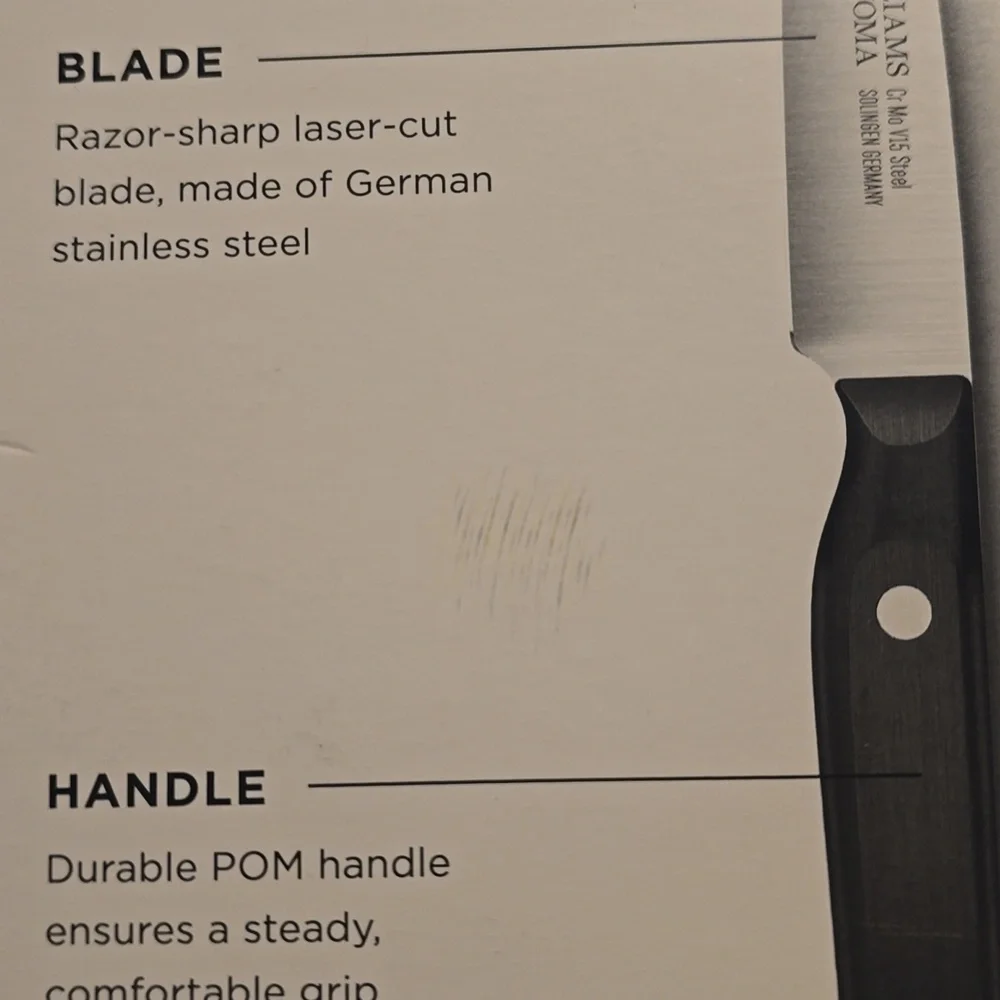 BNWT Williams Sonoma Encore Prep Knives, Set of 2, Retail Price $129.95 USD
